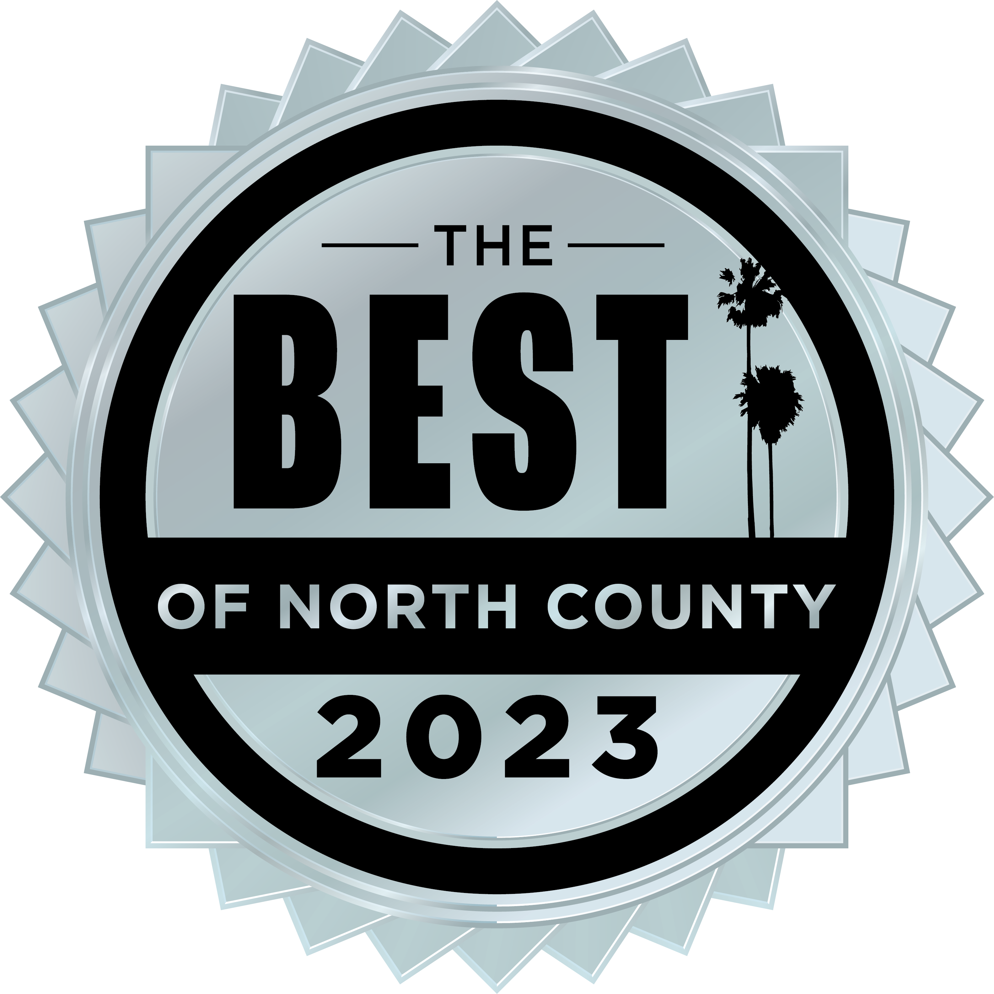 Best of North County Award for 2023.  Silver Place in best Estate Planning Firm on North County of San Diego
